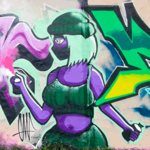 Tagged is head no. 47 of 52Faces NFTart collection by YROM*